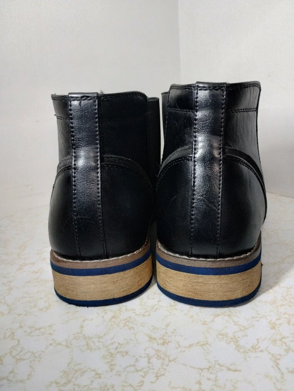 Men's Black Chelsea Dress Boots - Classic Slip-On Style
